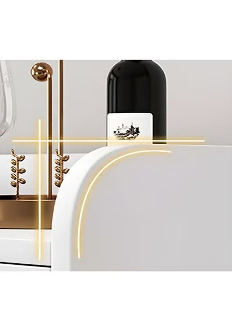 keke Modern Wooden Storage Kitchen Cabinet with Shelves for Living Room & Kitchen 90cm - Image 3