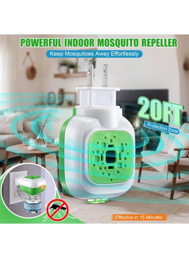 Rapid Liquid Mosquito Killer With Device for Home and Bathroom,1 Warmer + 1 Refills 45ml （ British standard plug） - Image 2