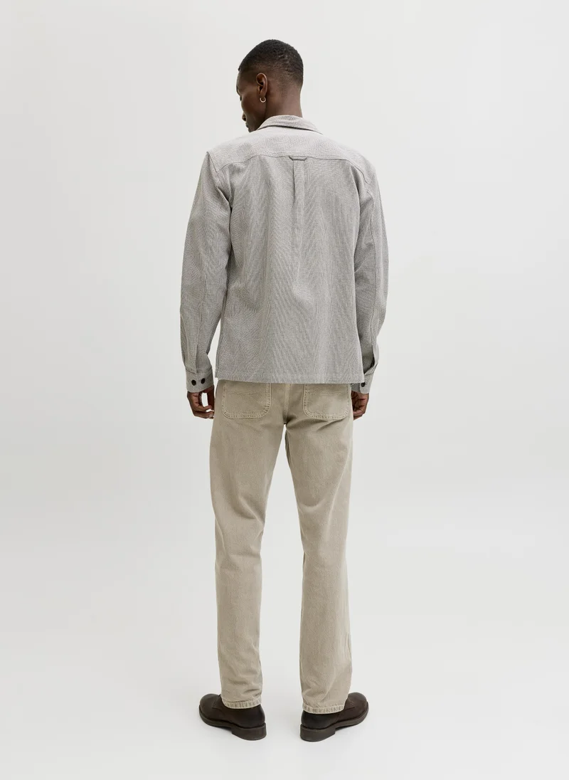جاك اند جونز Denim Dual Pocket Long Sleeve Shirt