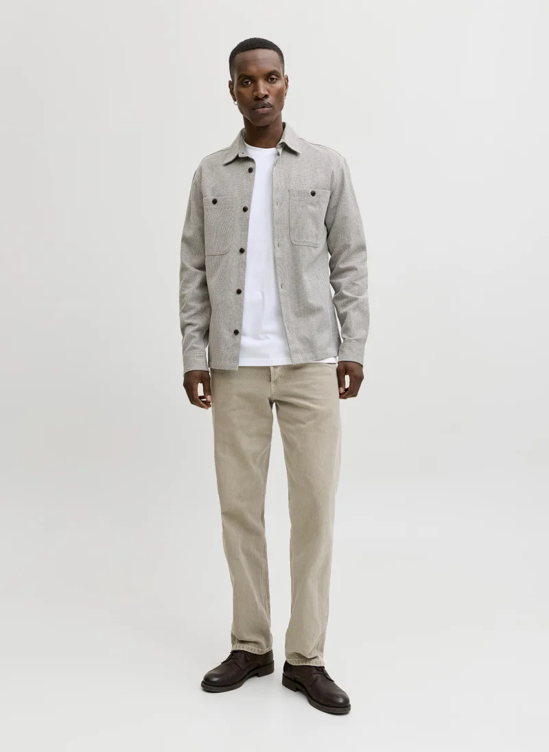 JACK & JONES  Denim Dual Pocket Long Sleeve Shirt for Men | Best Price UAE
