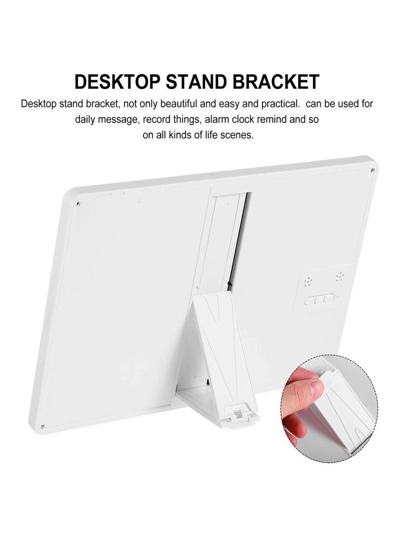 Electronic Clock Calendar LCD Drawing Tablet Practical Electronic Blackboard Handwriting Pad Digital Graphic Drawing Board Professional Designing Pad for Home Office School  - Image 4