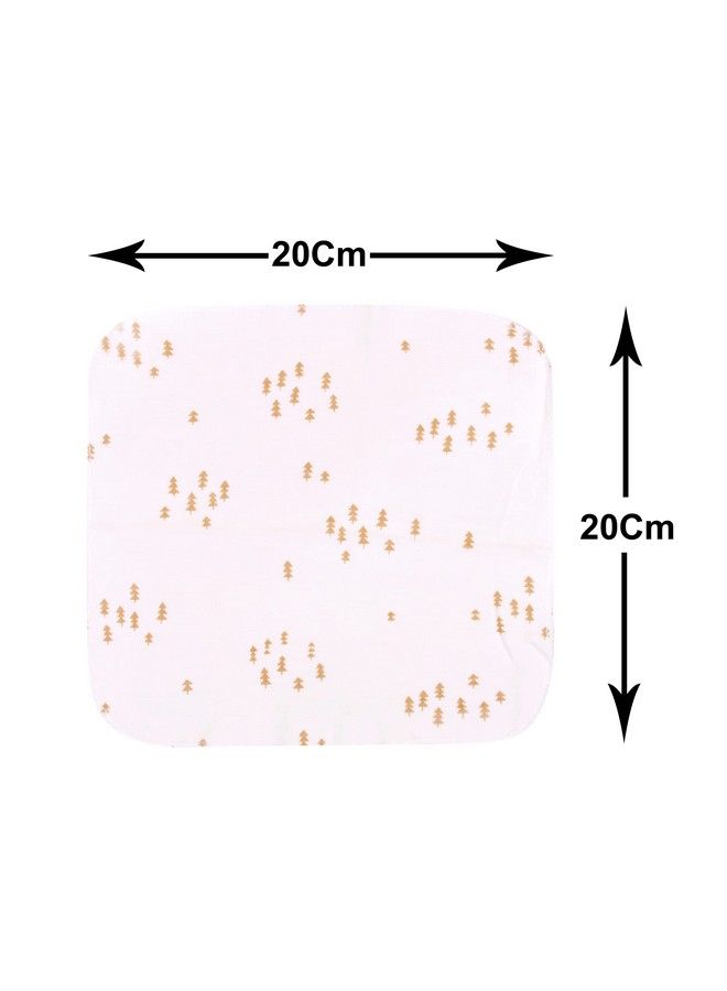 The Little Lookers 8 Piece Hosiery Soft Cotton Newborn Face Towels;Napkins For New Born Babies;Infants (Pack Of 2) - Image 4