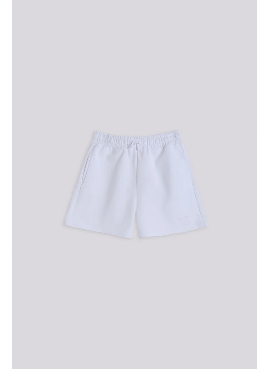 Tyess Basic Bg Store Girl White Shorts