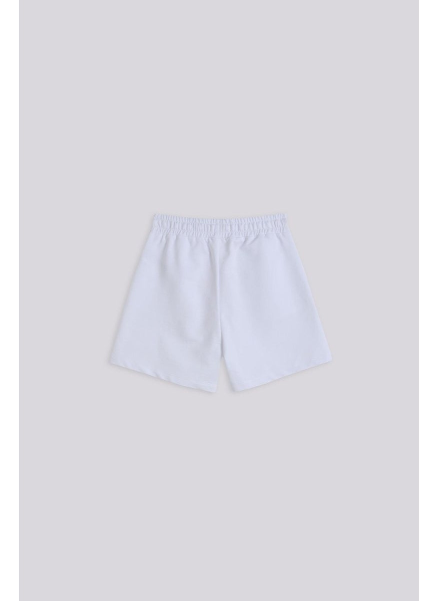 Tyess Basic Bg Store Girl White Shorts  - Image 2