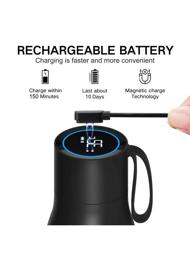 vsitoo Self-Cleaning Smart Water Bottle, Vacuum Stainless Steel Insulated Water Bottle with Handle Double-wall, Keep Drink Hot or Cold, Leak Proof, Standard Metal Canteen for Gym and Outdoor, 33 oz - Image 4