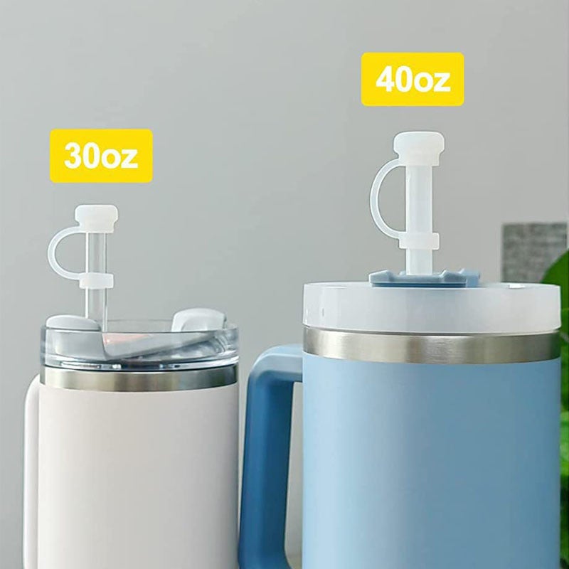 Explosions Silicone Anti-Overflow Plug Stanley Cup Lid Straw Cap Accompanial Cup Silicone Straw Lid Leak-Proof Plug - Image 3