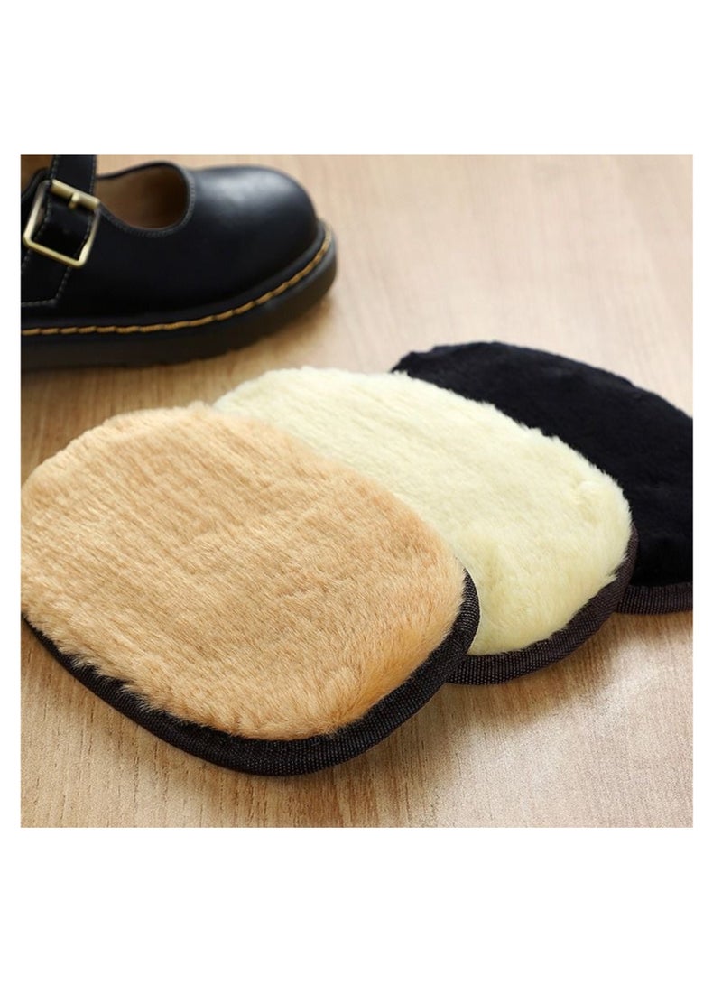NOVOLAN 2Pcs Shoe Cleaning Glove Shoe-Shining Cloth, Leather Shoes, Shoe Polish, Glove-Type Special Brush Suede Polishing Cloth Tool Set, Soft & Comfortable Glove Reusable Portable Effective (Black) - Image 2