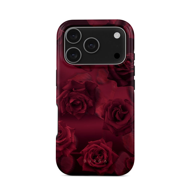 بورجا جراب آيفون  برو فيم فاتال فاخر متوافق مع طبقة مزدوجة هجينة صلبة + حماية سيليكون - مقاوم للخدش والصدمات - Image 1