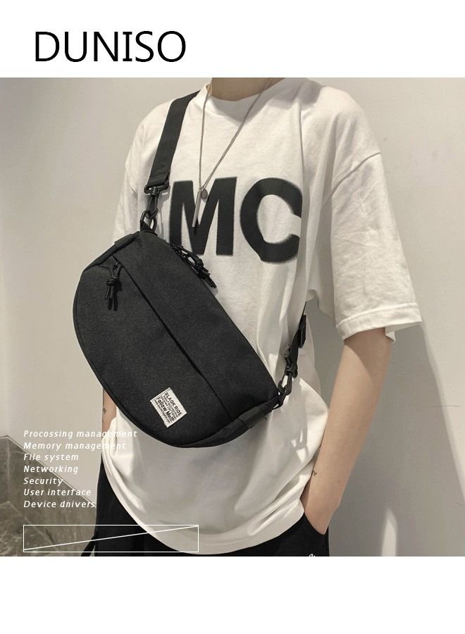 DUNISO Waterproof Sling Bag Crossbody Bag for Men and Women Sling Backpack Hiking Daypack Multipurpose CrossBody Chest Bag - Image 3