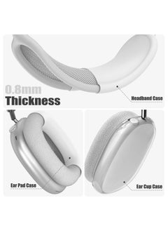 Anmi Silicone Headphone Case ,Pertain For AirPods Max Headphones, Anti Scratch，Sweat Proof,3 in 1 Ear Pad Covers/Ear Cups Cover/Headband Cover  - Image 2
