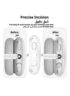 Anmi Silicone Headphone Case ,Pertain For AirPods Max Headphones, Anti Scratch，Sweat Proof,3 in 1 Ear Pad Covers/Ear Cups Cover/Headband Cover  - Image 5