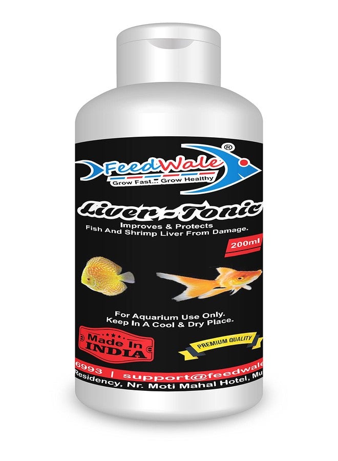 FeedWale Aquarium Liver Tonic 200ml Fish Feed Supplement | Protects Liver, Improves Digestion & Appetite | Boosts Immunity & Growth for Goldfish, Koi, Betta & Ornamental Fish - Image 3