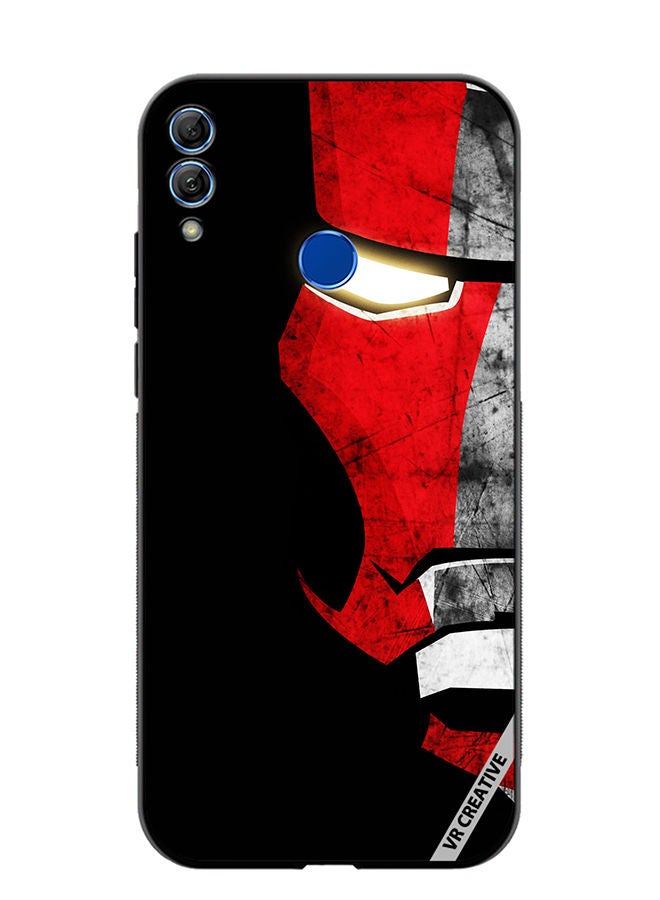 Protective Case Cover For Honor 10 Lite Half Face Iron Man Design Multicolour
