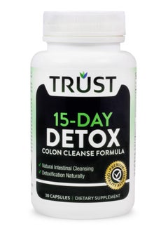 Trust TRUST 15-Day Detox Colon Cleanse Formula 30 Capsules  - Image 1