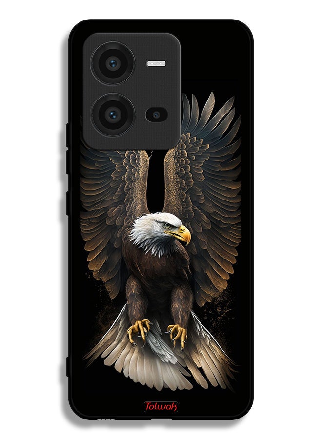 Tolwak غطاء حماية Vivo V25 5G بتصميم نسر بأجنحة ممدودة - Image 2
