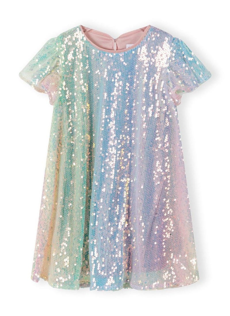 مينوتي فستان حفلات ترتر قوس قزح للبنات المراهقات - Image 2