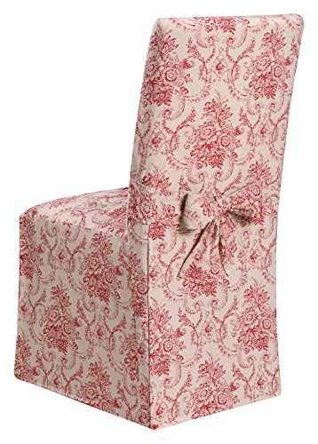 Madison Madison Chateau SLIPCOVER Dining Room Chair SLICOVER, Red  - Image 1