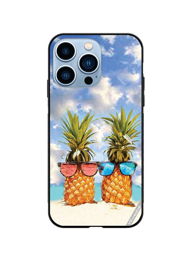 VR CREATIVE Protective Case Cover For Apple iPhone 14 Pro Max Pineapple Design Multicolour - Image 1