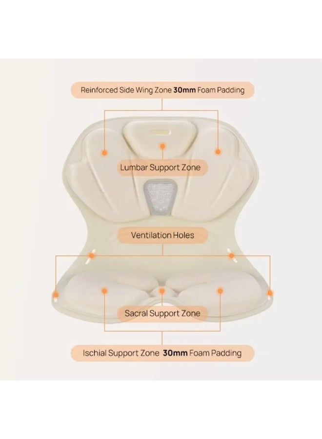 Posture Correcting and Massage Chair – Ergonomic Design, Spinal Alignment, Built-In Massage, Portable, and Ideal for Long Sitting Hours - Image 5