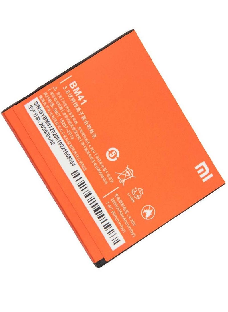 GENNEXT Genuine Replacement Battery For Xiaomi series BM41 Redmi 1S - Image 1
