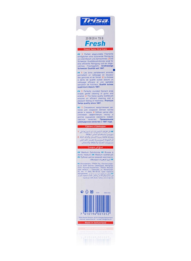 TRISA Fresh Toothbrush, Medium - Image 3