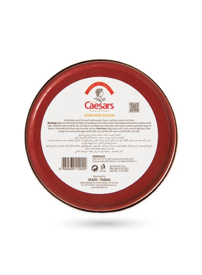 Caesars Shoe Wax Polish Brown - Image 5