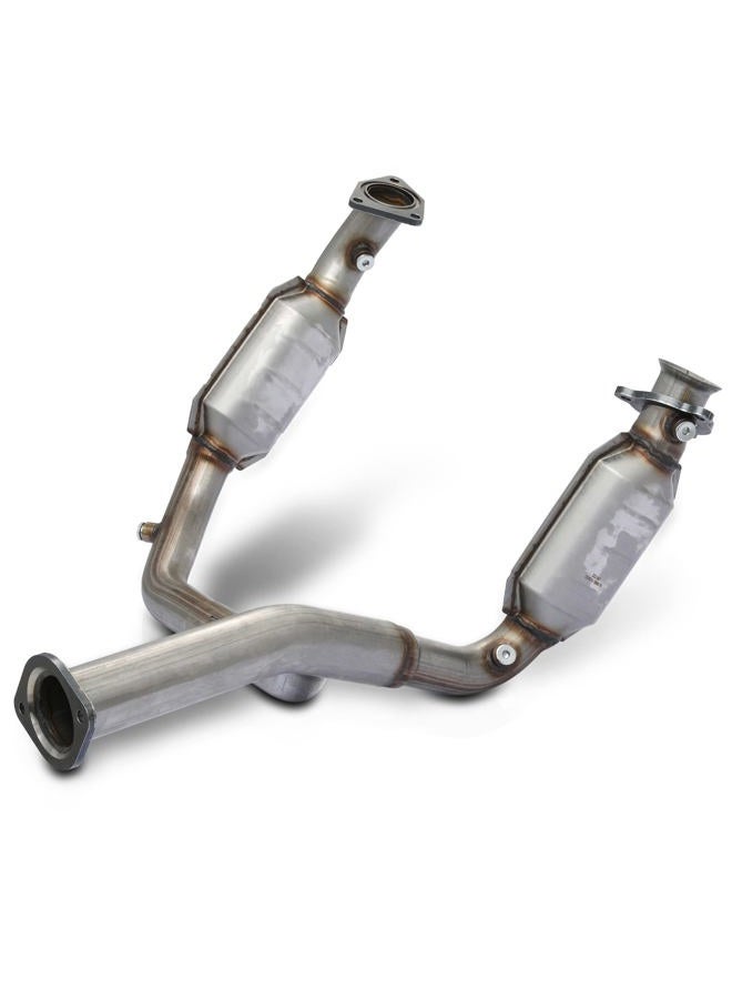 M-AUTO Catalytic Converter Compatible with 2007-2008 Chevry Avalanche GMC Yukon Xl 1500, Chevrolet Tahoe/Suburban/Silverado 1500, GMC Yukon/Sierra 1500 4.8L 5.3L 6.0L (EPA Compliant) - Image 1