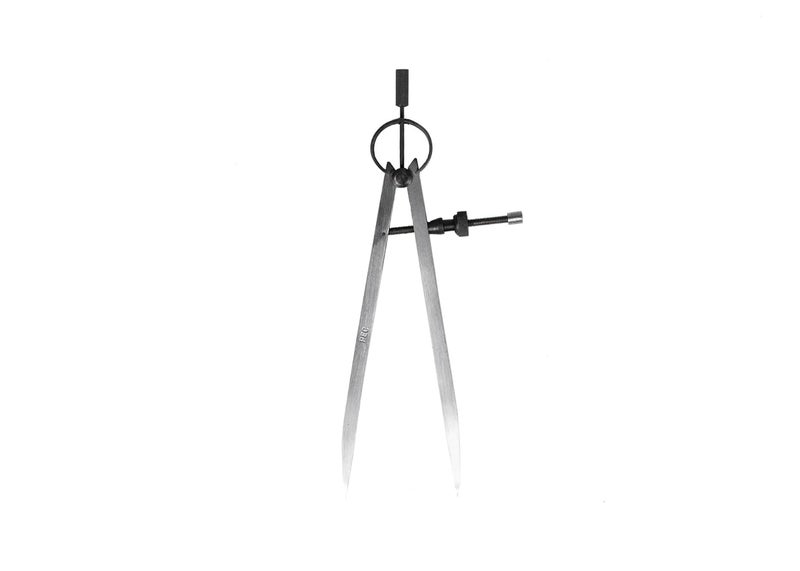 PEC TOOLS Spring Divider Caliper, Quick Nut, Drafting Ruler Tool, Suitable for Woodworking, Metalworking, and Geometric Drawing (6 inches) - Image 3