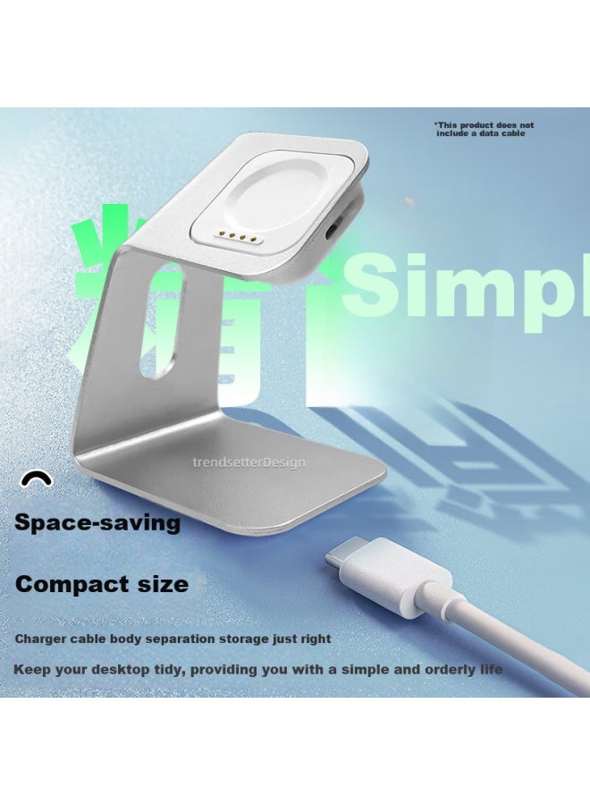 trendsetter Compatible Charging Dock Stand For Oppo Watch, 2-in Watch 4/3/2/pro 2nd/3rd/4th Generation Watch Charging Stand, Oneplus Watch Charger - Image 5