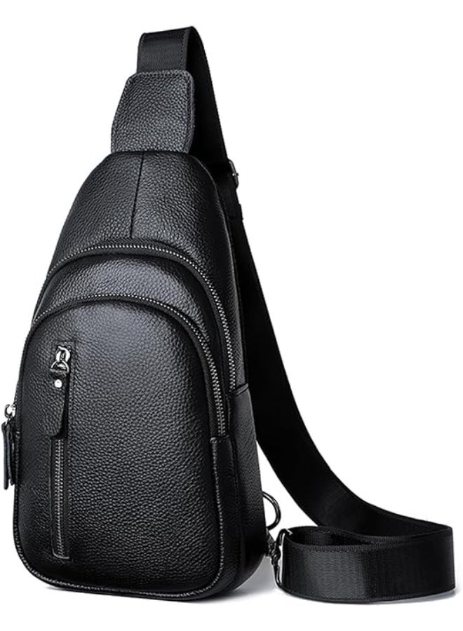 Men’s Crossbody Bag with a Modern Design black– Comfortable and Durable for Everyday Use AK - Image 4