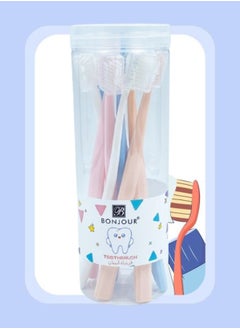 1 Box Toothbrush With Soft Bristles For Teeth Sensitivity And Gum Multicolor