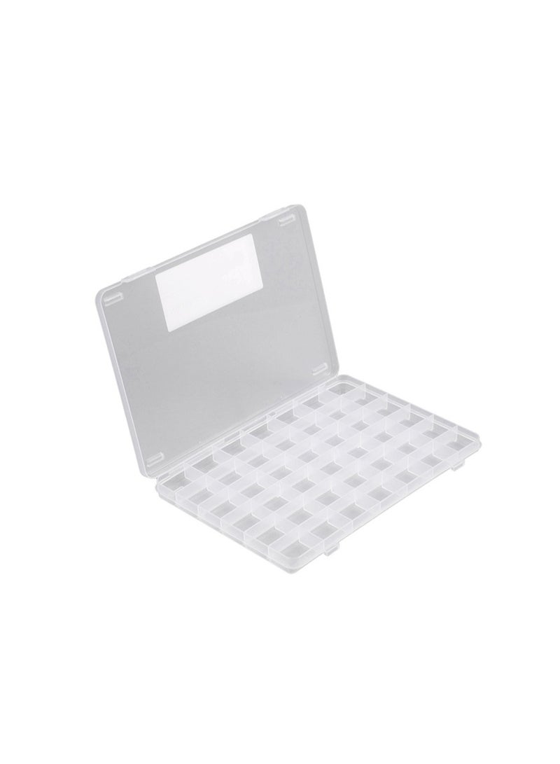 DAISO SIKIRI Storage Box 42 Grey – Plastic Organizer Box with Compartments for Home, Office & Craft Storage - Image 3