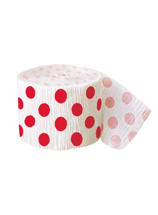 Unique Red Polka Dot Streamers - Image 1