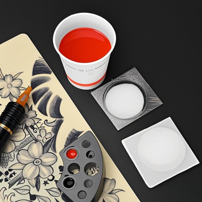 Disposable Dip Foam Cleaning Cartridge Dip Foam Cup for Tattoo Cartridges Absorbs Residual Pigments, Sponge Tip Rinse Caps - Image 5