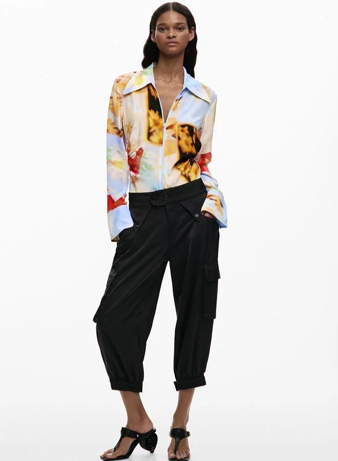 Cargo Capri Pants