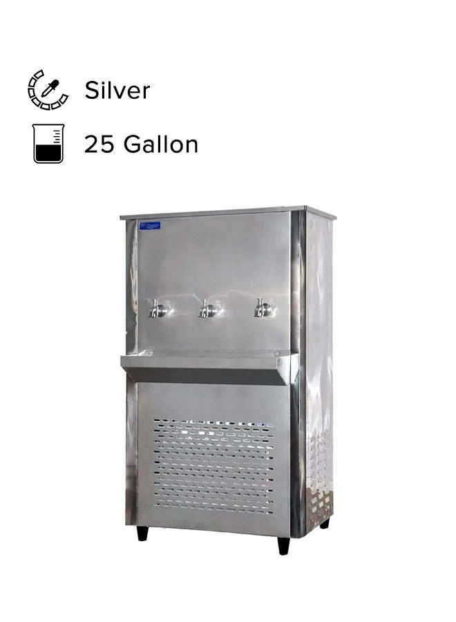 SUPER GENERAL 2-Tap Water Cooler 25 Gallon SGCL32T2 Silver - Image 1