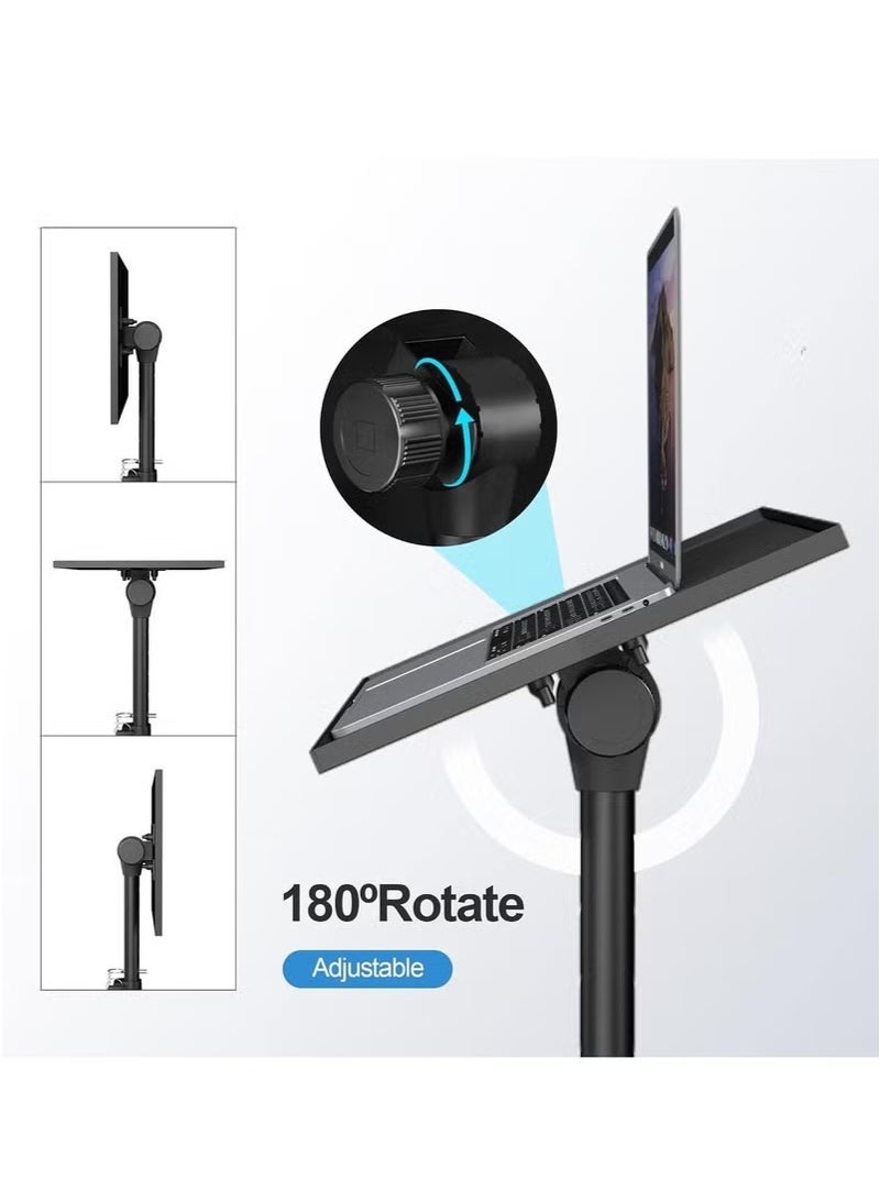 JAJEEK 63" Tall Projector Stand Tripod – Adjustable Height 22" to 63" for Projectors, Laptops & Outdoor Movies – Durable, Portable Tripod Stand for Home, Office, Camping - Image 3