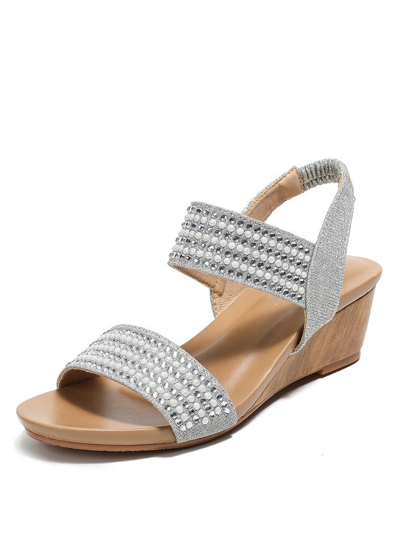 SIKETU 2025 New Fashionable Casual Slope and Roman Sandals  - Image 1