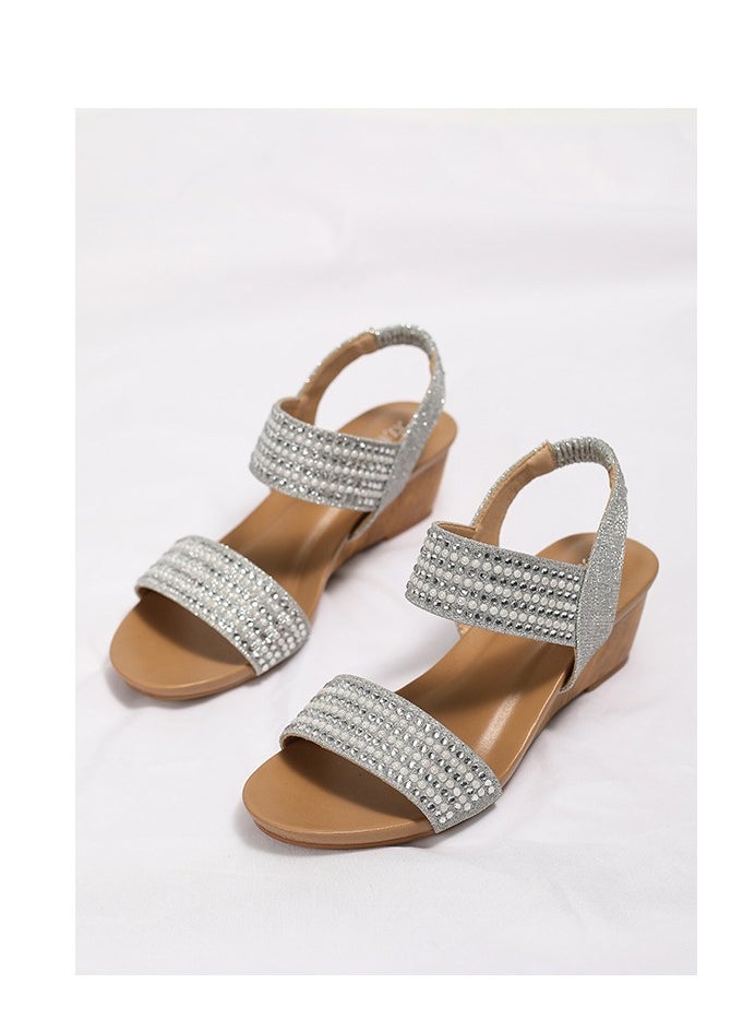 SIKETU 2025 New Fashionable Casual Slope and Roman Sandals  - Image 2