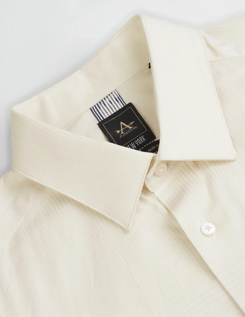 Arrow Vertical Stripe Slim Fit Shirt