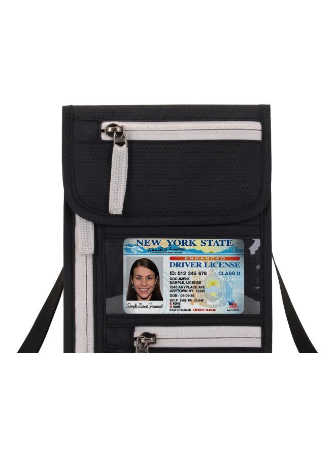 NIBEMINENT Travel Neck Pouch With RFID Blocking 24x15x2cm - Image 2