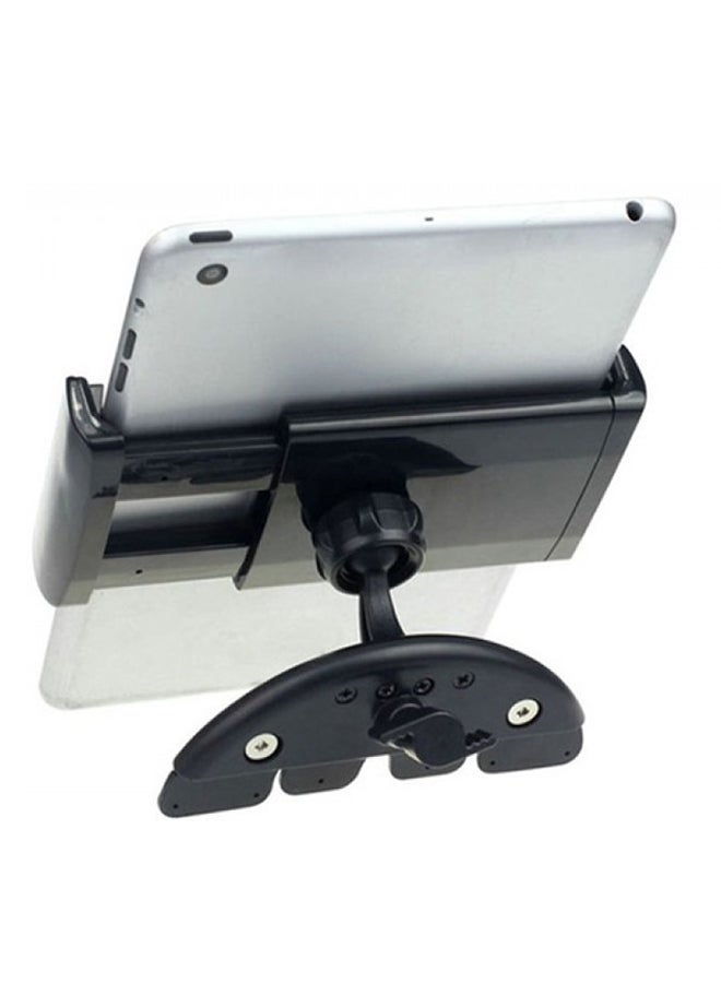 CD Clamp Tablet Mount Holder For Car Black