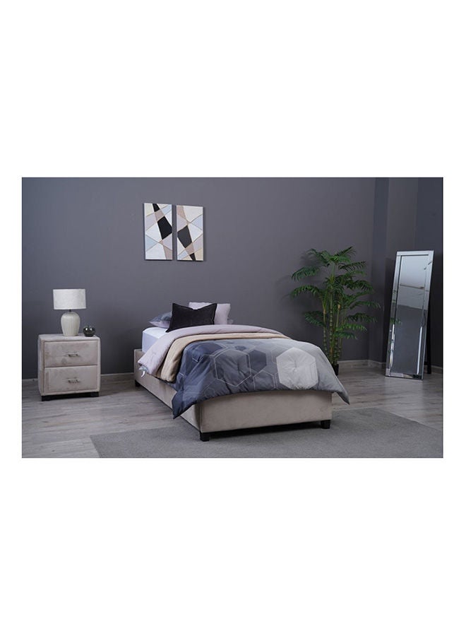 Pan Home Hercolina Base Velvet Beige 90x200 cm - Image 3