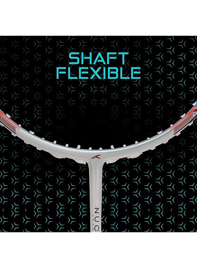 HUNDRED NUCLEAR 78 Carbon Fibre Unstrung Badminton Racket with Full Racket Cover | For Professional Players | 78 grams | Maximum String Tension - 32lbs - Image 3