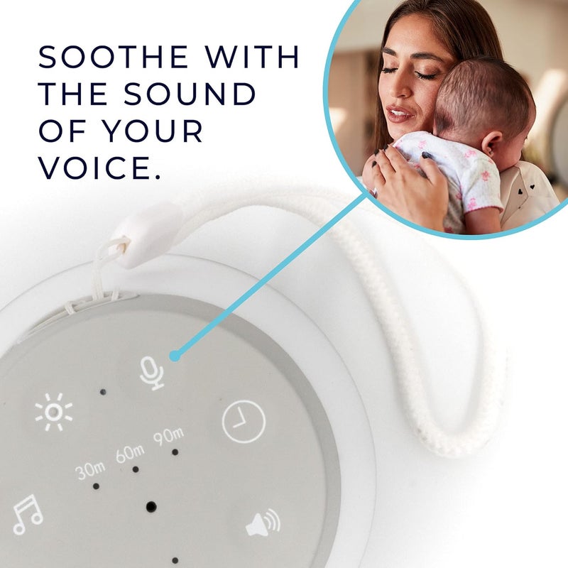 Yogasleep Baby Soother White Noise Sound Machine & Night Light, with Voice Recording & 5 Sound Options Including Brown Noise, Nature Sounds & Lullabies, Noise Cancelling & Sleep Aid, Registry Gift - Image 4