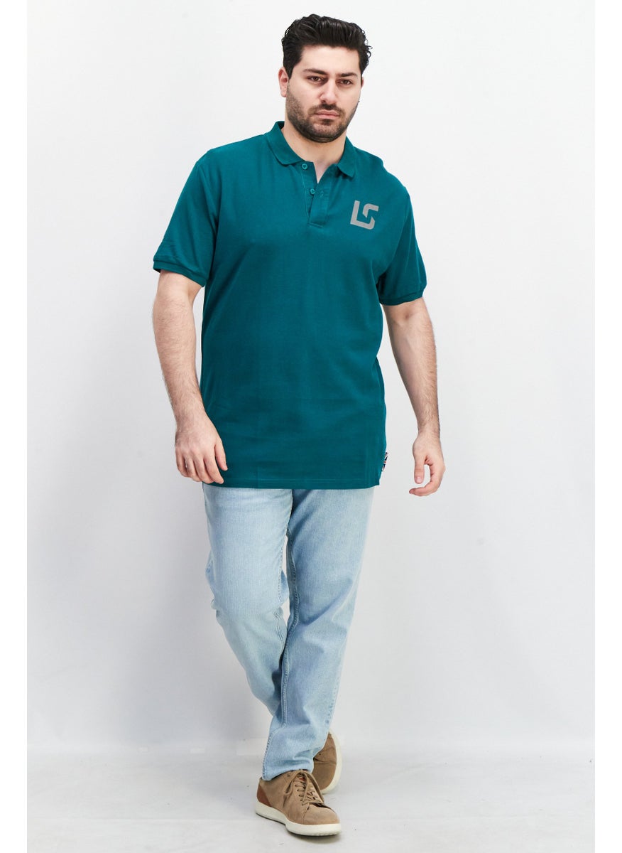 Men Regular Fit Brand Logo Short Sleeves Polo, Green - pzsku/Z580080991ECF5D63A62FZ/45/_/1737641491/464cdb90-86a0-4066-9607-ac8dc686c991