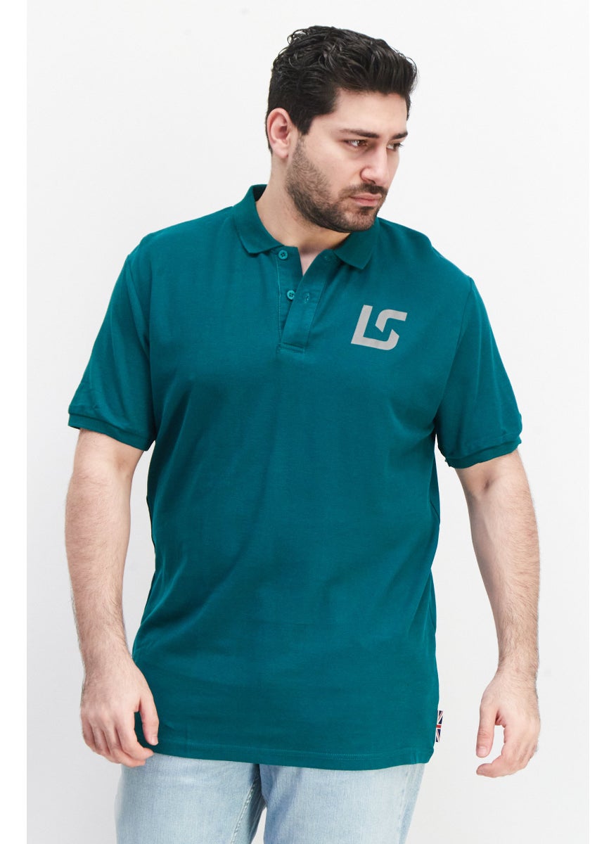 Men Regular Fit Brand Logo Short Sleeves Polo, Green - pzsku/Z580080991ECF5D63A62FZ/45/_/1737641672/06043768-67e2-4976-9f1f-355bca492867