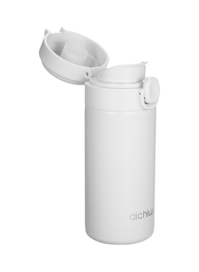 NIBEMINENT Vacuum-Insulated Water Bottle Double-Walled Stainless Steel Travel Mug White  - Image 3