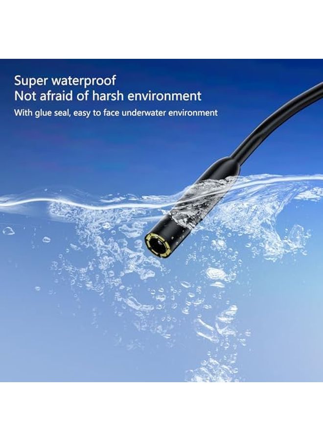 Handheld Endoscope With 2 4 Inch Screen 20m Cable For Plumbing And Engine Inspection - Image 5