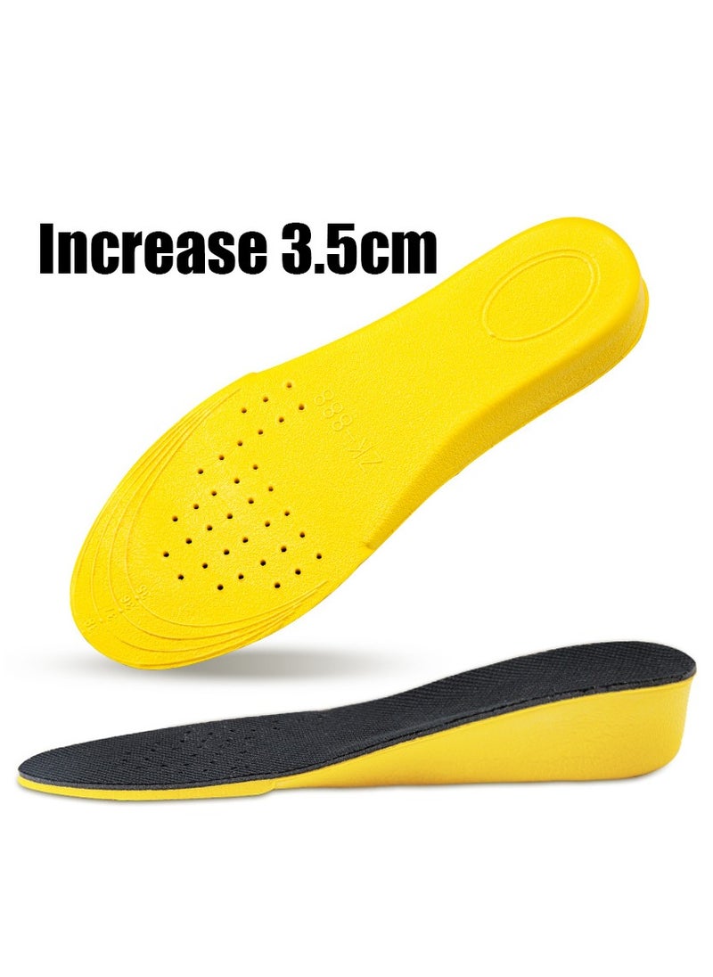 NIBEMINENT 1pair Height Increase Insoles For Women Men Invisible Boost 1.5-3.5cm/5.91-13.78'' Breathable Orthopedic Elevator EVA Insoles Shock Absorption Pads  - Image 1